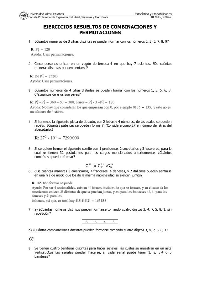 Estadistica Resueltas