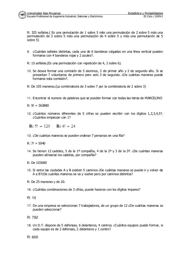 Estadistica resueltas