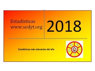 Estadisticas 2018 www.sedyt.org