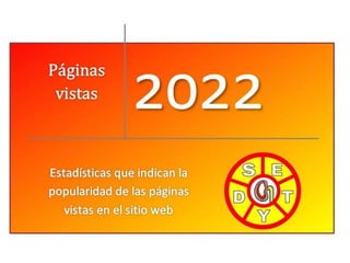 Estadísticas www.sedyt.org 2022