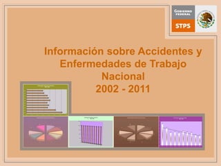 Información sobre Accidentes y
   Enfermedades de Trabajo
           Nacional
          2002 - 2011
 