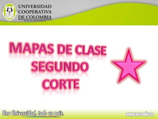 MAPAS DE CLASE SEGUNDO   CORTE 