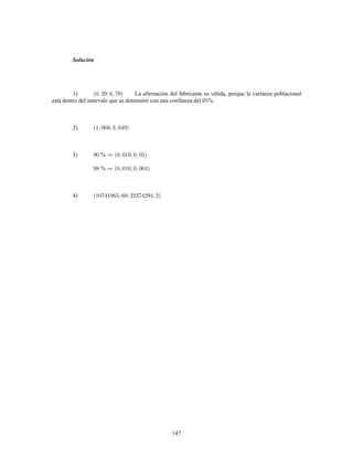 27
5) Dado el siguiente Polígono de Frecuencias:
Pesos de los Alumnos de C . C ivil
0
1
2
3
4
5
6
7
8
9
10
35,5 45,5 55,5 65,5 75,5 85,5 95,5
Pe so (Kg .)
N°
Alu
mn
o
s
a)¿Cuáles son los límites reales del cuarto intervalo?.
b) Interprete la frecuencia del cuarto intervalo.
c) Interprete el porcentaje de datos que hay en el quinto intervalo.
d) ¿Qué porcentaje de pesos es igual o menor que Kg.?.

Á 	
e) ¿Cuántos pesos son iguales o mayores que Kg.?.
	Á 	
 