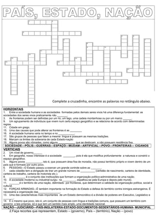 Estado nacao e governo | DOC