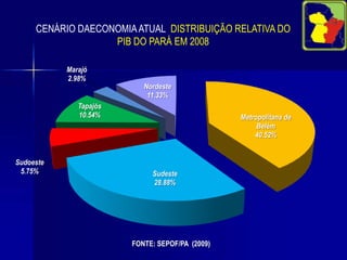 Dada a distância que separa o Oeste do Pará da capital do Pará, o futuro do novo Estado, na prática, já se constitui uma unidade com vida própria.