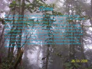 En las altitudes de la cordillera de la Costa se expresa un clima
isotermo de altura, alcanzándose en Colonia Tovar, a 1.790 msnm de
altitud, una temperatura media anual de sólo 15,4 °C y
precipitaciones de 1.000 mm anuales. En la depresión del lago de
Valencia y valles de Aragua se reconocen condiciones más cálidas,
registrándose en Maracay a 436 msnm de altitud una temperatura
media anual de 25,5 °C y una pluviosidad anual de 834 mm, con una
estación seca bien definida. En el sector llanero se evidencia un
clima tropical lluvioso de sabana, con precipitaciones medias de
1.100 mm, con una rigurosa estación seca y temperaturas medias
anuales de 26 °C.
 