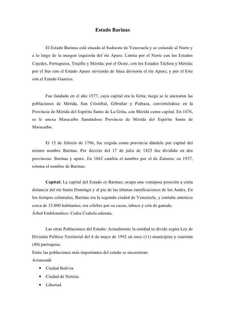Estado barinas