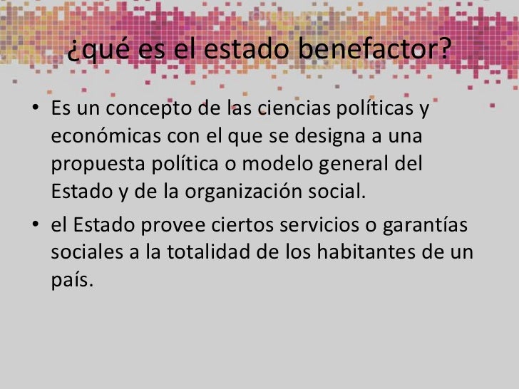 Estado benefactor
