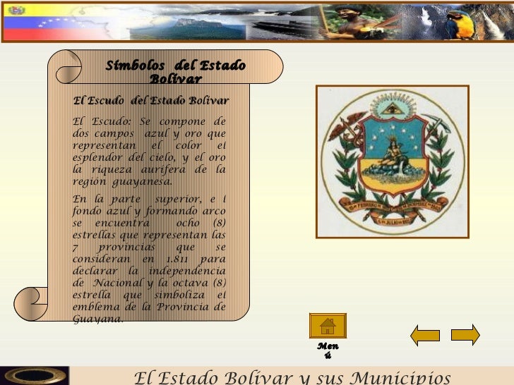 simbolo del estado bolivar estado bol 237 var y sus municipios actual simbolo del estado bolivar estado bol 237 var y sus municipios actual