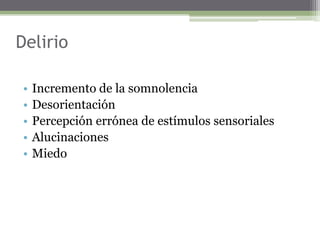 Contenido: Ilusiones, alucinaciones