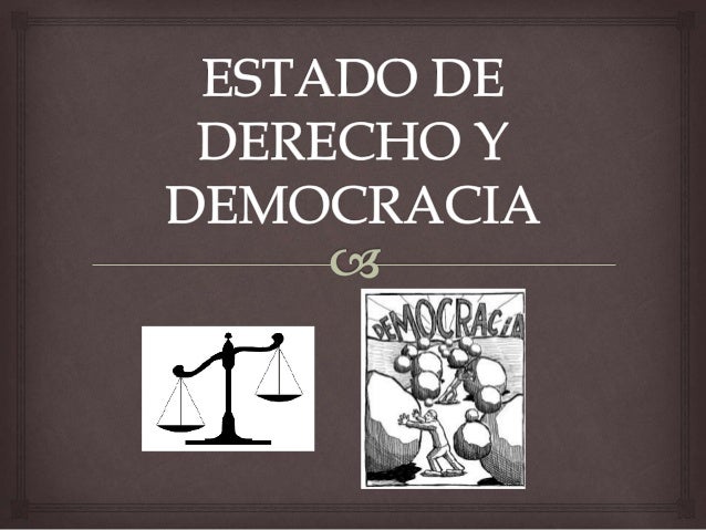 Estado de derecho y democracia risco