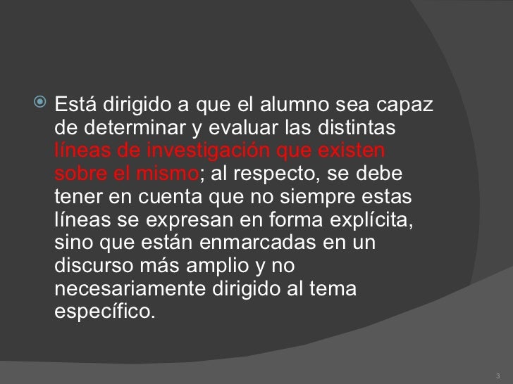 Estado de la cuestión