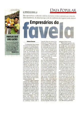 Estado de Minas / Empresários da favela / 17 01 2010