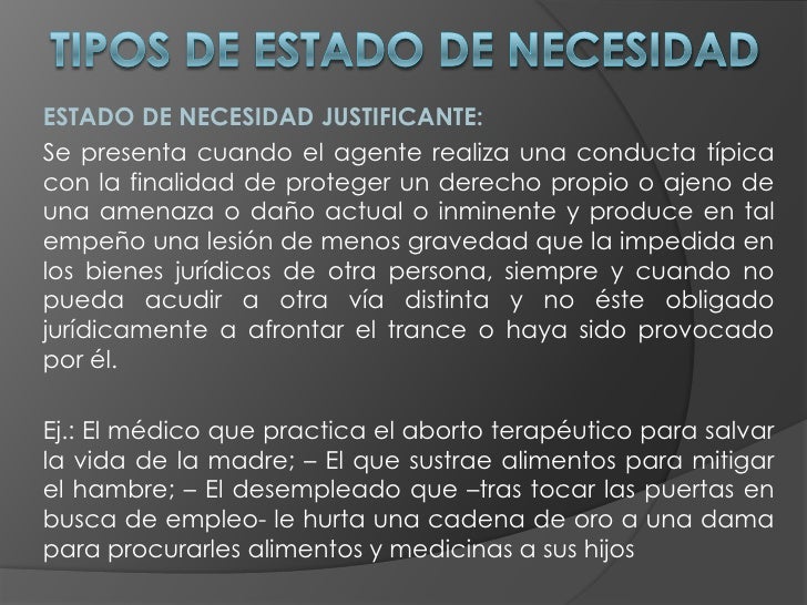 Estado de necesidad