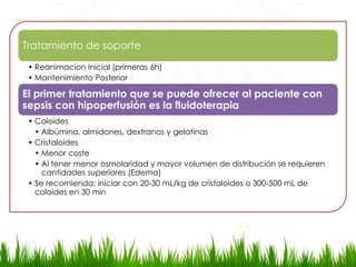 Falla de la bomba
cardiaca
Caída del gasto
cardiaco
Hipotensión, oliguria y
disminución de
presión de llenado VI
Acentuación de
hipoperfusión arterial
coronaria y
disfunción
miocárdica
Aumento de presión
en cuña pulmonar,
congestión pulmonar
Incremento de la
hipoxemia
Falla de múltiples
órganos
Muerte
La confirmación de la fuente
cardiaca del choque requiere
electrocardiograma y
ecocardiografía urgentes.
 