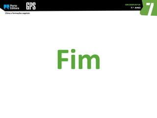 Clima e formações vegetais
Fim
 