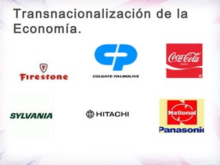 Transnacionalización de la
Economía.
 