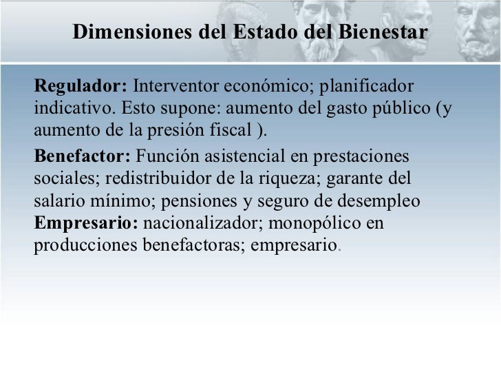 Estado neoliberal y estado de bienestar