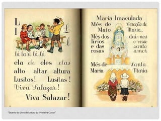 “Excerto do Livro de Leitura da Primeira Classe”

 