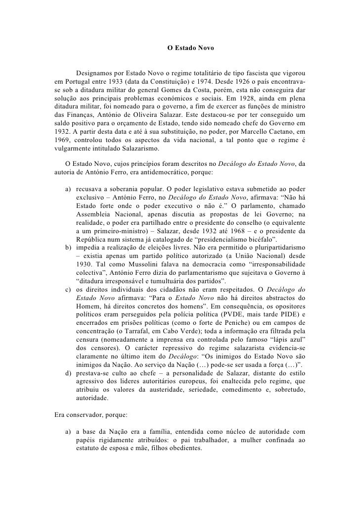 Nesse Documento Oficial à época Do Estado Novo