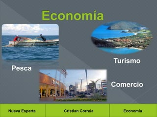 Nueva Esparta Cristian Correia Economía
Pesca
Turismo
Comercio
 