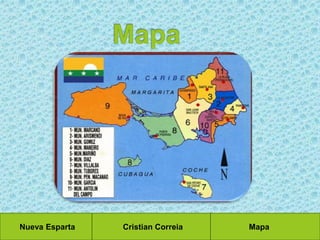 Cristian Correia MapaNueva Esparta
 