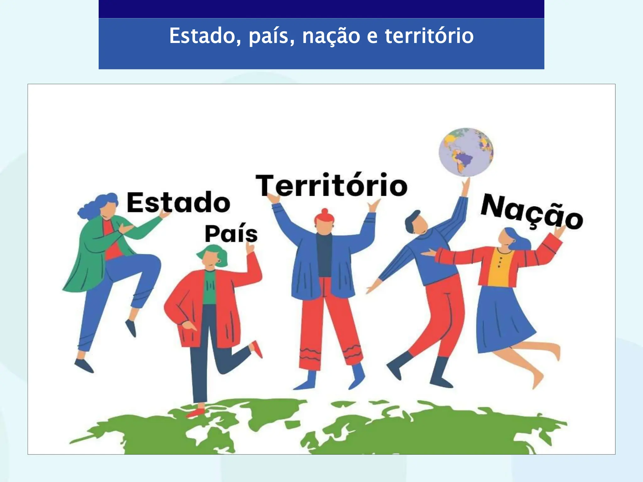 ESTADO, PAÍS, NAÇÃO E OUTROS CONCEITOS DA GEOGRAFIA | PPTX