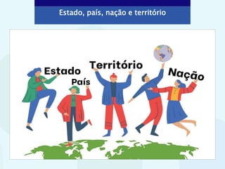 ESTADO, PAÍS, NAÇÃO E OUTROS CONCEITOS DA GEOGRAFIA | PPTX