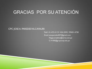 GRACIAS POR SU ATENCIÓN 
 