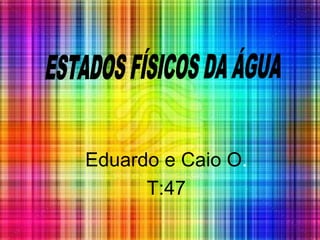 Eduardo e Caio O.
      T:47
 