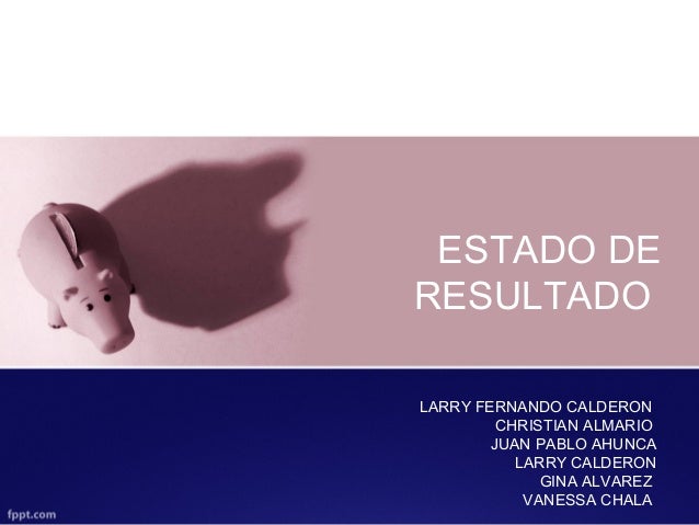 Estado de resultados
