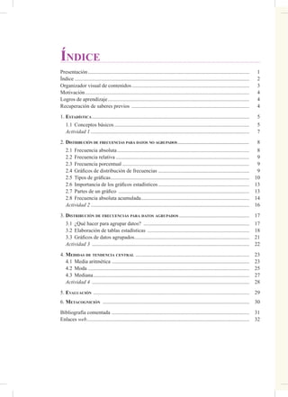 Presentación.................................................................................................................