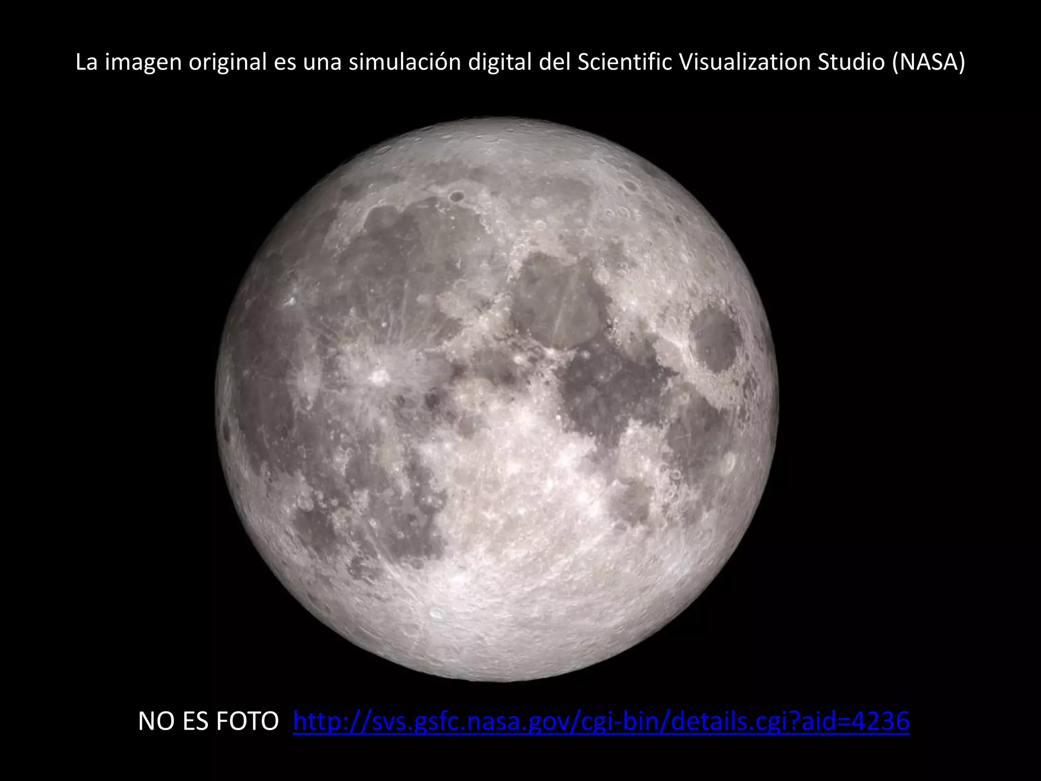 20.- Montaje Luna Llena de Navidad
NO ES FOTO http://svs.gsfc.nasa.gov/cgi-bin/details.cgi?aid=4236
La imagen original es una simulación digital del Scientific Visualization Studio (NASA)
 