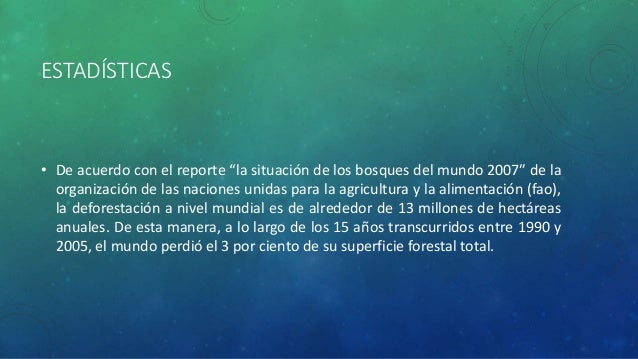 Estamos Acabando Con Lo único Que Nos Ayuda A Respirar - 