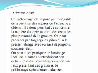 Estampage MatriçAge ; Resumé