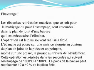 Estampage MatriçAge ; Resumé