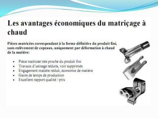 Estampage   MatriçAge ; Resumé