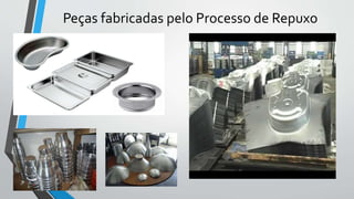 Peças fabricadas pelo Processo de Repuxo
 