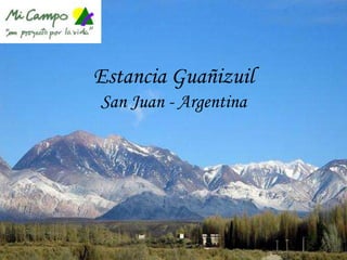 Estancia Guañizuil San Juan - Argentina 