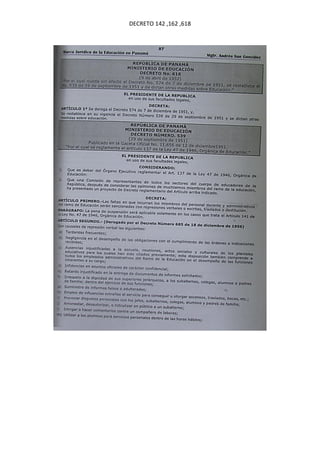 DECRETO 142 ,162 ,618
 