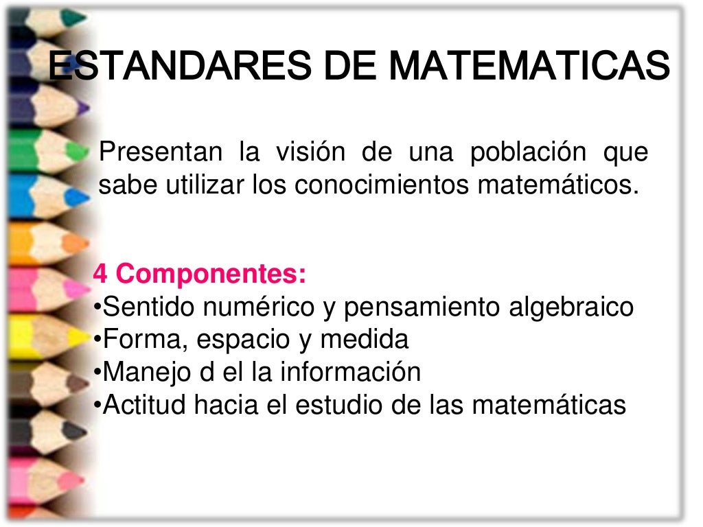 Estandares curriculares 1