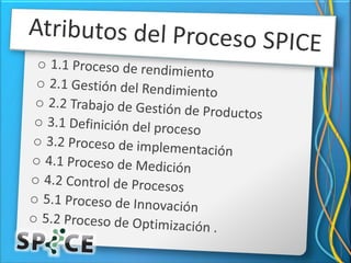ISO 9004: Proporciona una guía interna para desarrollar sistemas propios de calidad.ISO 9001El objetivo de la ISO 9001 es construir un sistema de calidad el cual contenga la estructura de la organización, responsabilidades, procedimientos, procesos y recursos para implementar una dirección de calidad. ISO 9000-3 Esta se parte de la ISO 9000 y es una guía que contiene una serie de pasos que facilitan la aplicación de la norma ISO 9001 a las organizaciones dedicadas al desarrollo, suministro y mantenimiento de software.EstructuraSistema de la calidad – estructura.Responsabilidad de la gestión.Sistema de la calidad.Auditorías internas al sistema de la calidad.Acciones correctivas.Sistema de la calidad - actividades a lo largo del ciclo de vida.General.Análisis del contratoEspecificación de los requisitos del compradorPlanificación del desarrolloPlanificación de la calidadProyecto e implementaciónPruebas y validacionesAceptaciónReproducción, entrega e instalaciónMantenimientoSistema de la calidad - actividades de apoyo (independientes de cualquier fase)Gestión de la configuraciónControl de documentosRegistros de la calidadMediciónReglas, prácticas y convencionesHerramientas y técnicasAprovisionamientoProductos de software incluidos