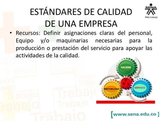 Resultado de imagen para estándares de producción
