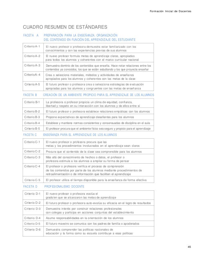 UNA PROPUESTA DE EST NDARES TIC PARA LA FORMACION INICIAL DOCENTE