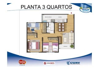 PLANTA 3 QUARTOS
 