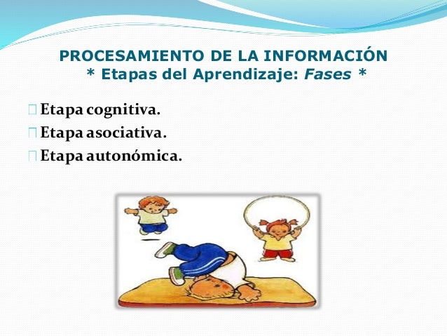 Aprendizaje Motor Etapas