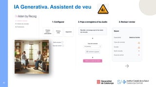 17
IA Generativa. Assistent de veu
 