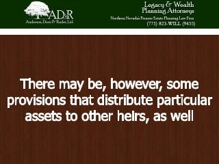Estate Issues Following the Death of a Spouse
