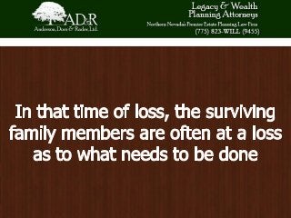 Estate Issues Following the Death of a Spouse