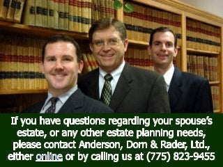 Estate Issues Following the Death of a Spouse